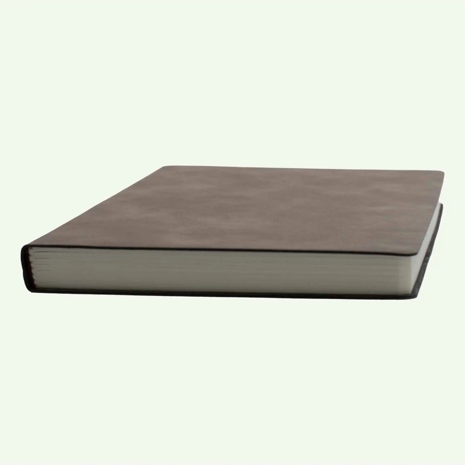 Coffee Soft Cover Notebook A5, Lined Suede Finish Journal for Daily Notes and Meetings