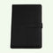 A5 Black Refillable Hardcover Notebook with Smart Closure