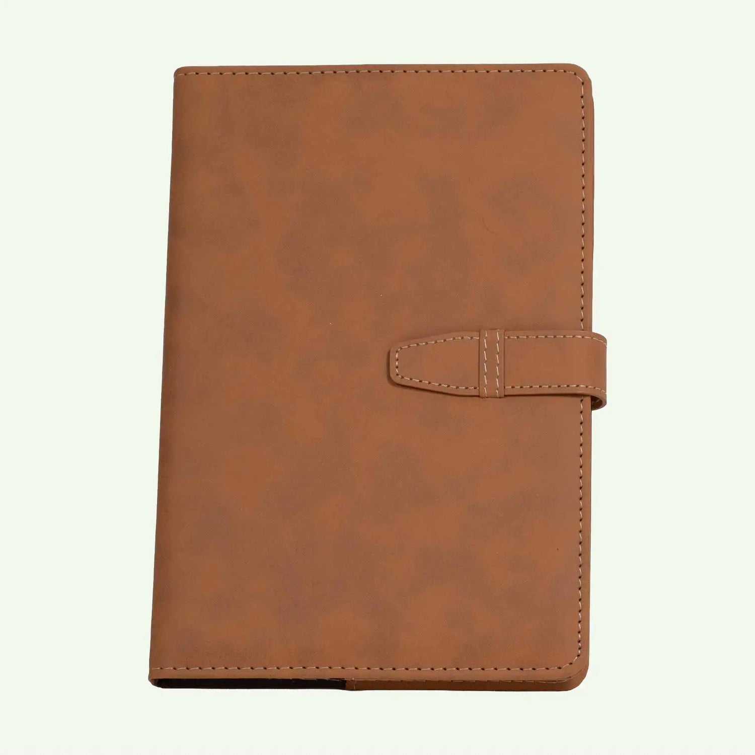 A5 Brown  Refillable Hardcover Notebook with Smart Closure