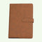 A5 Brown  Refillable Hardcover Notebook with Smart Closure