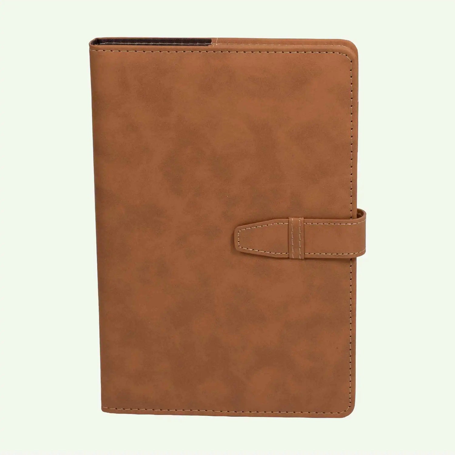 A5 Brown  Refillable Hardcover Notebook with Smart Closure