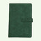 A5 Green Refillable Hardcover Notebook with Smart Closure