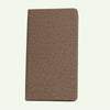 Brown Hardcover Notebook A6, Lined Linen Look Journal