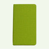 Green Hardcover Notebook A6, Lined Linen Look Journal