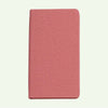 Pink Hardcover Notebook A6, Lined Linen Look Journal
