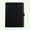 Maya Black Vegan Leather Binder Planner