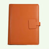 Maya Orange Vegan Leather Binder Planner
