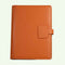 Maya Orange Vegan Leather Binder Planner
