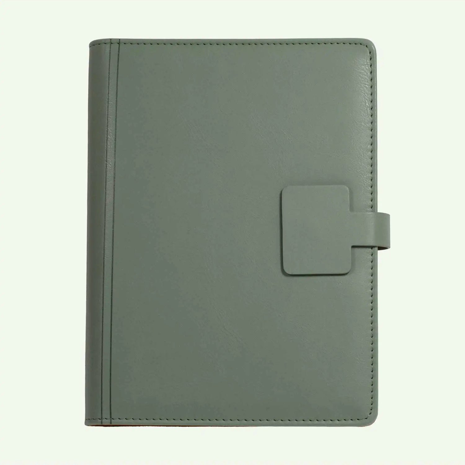 Maya Sage Green Vegan Leather Binder Planner