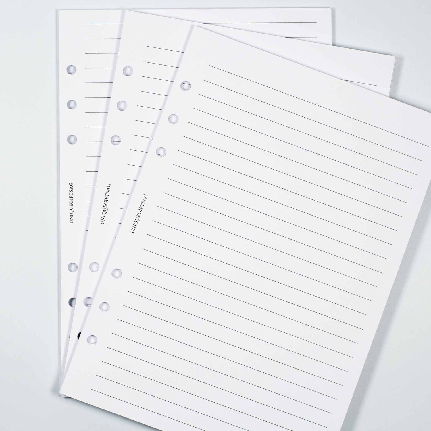 A5 Planner Refill | Lined Pages, 120gsm Luxury Paper
