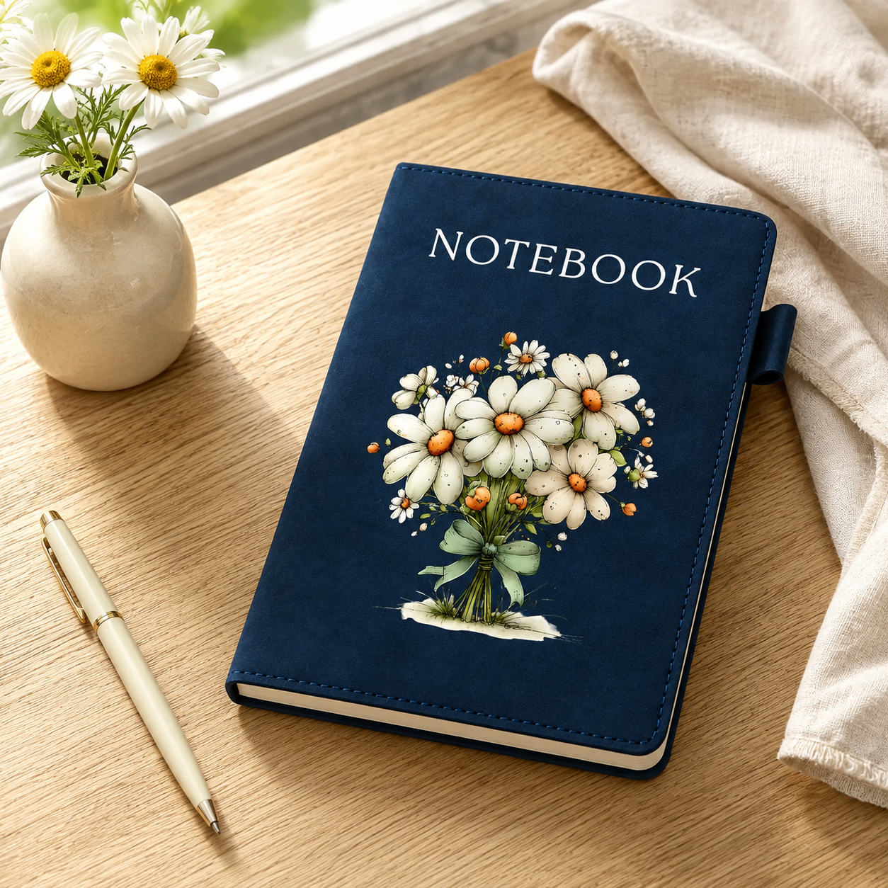 Daisy Bouquet A5 Lined Notebook