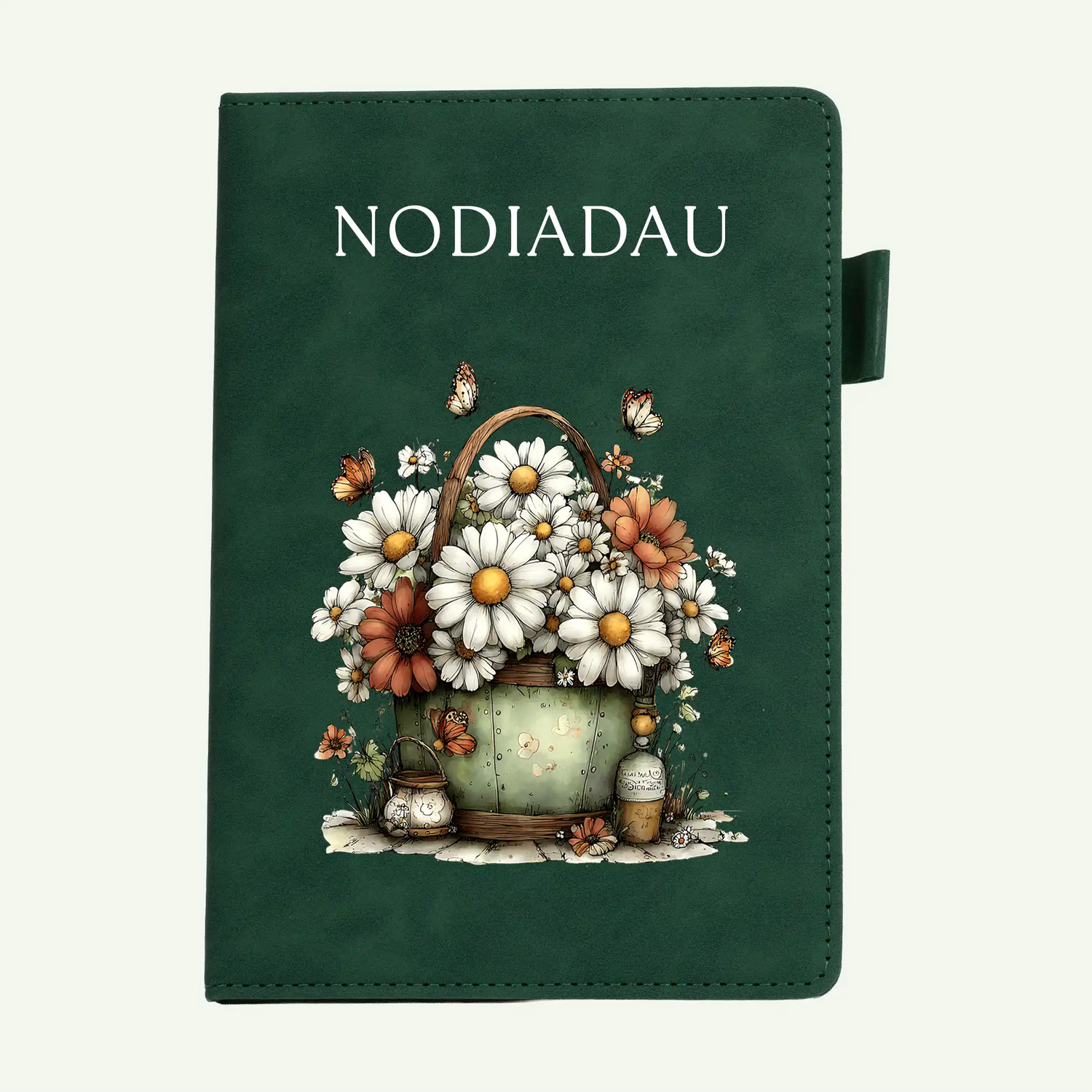Nodiadau Daisy Basket A5 Welsh Notebook