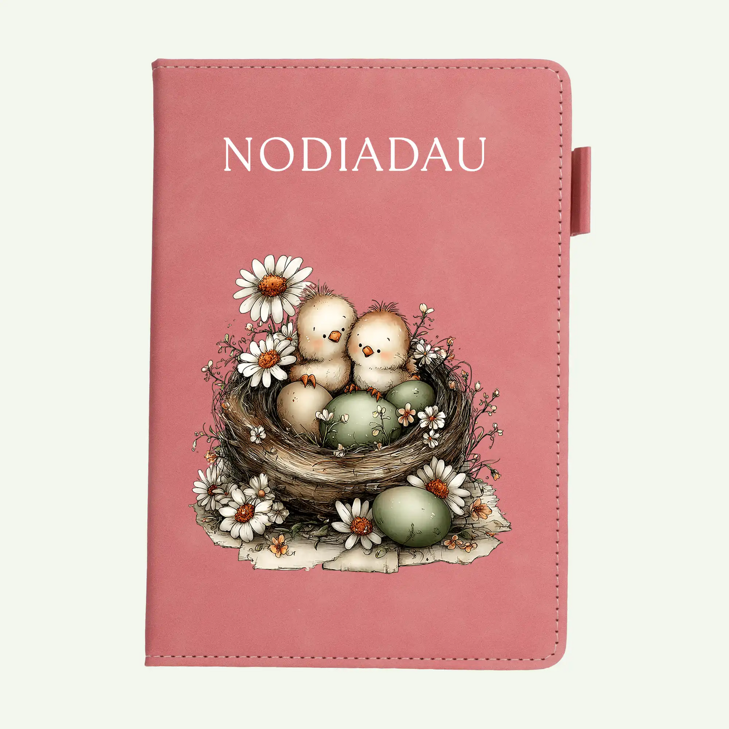 Nodiadau Baby Birds & Daisy Nest A5 Notebook