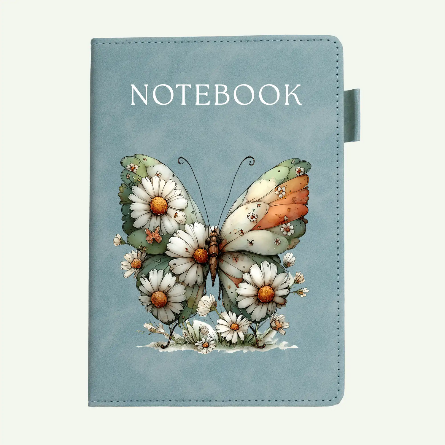 Daisy Garden Butterfly A5 Lined Notebook