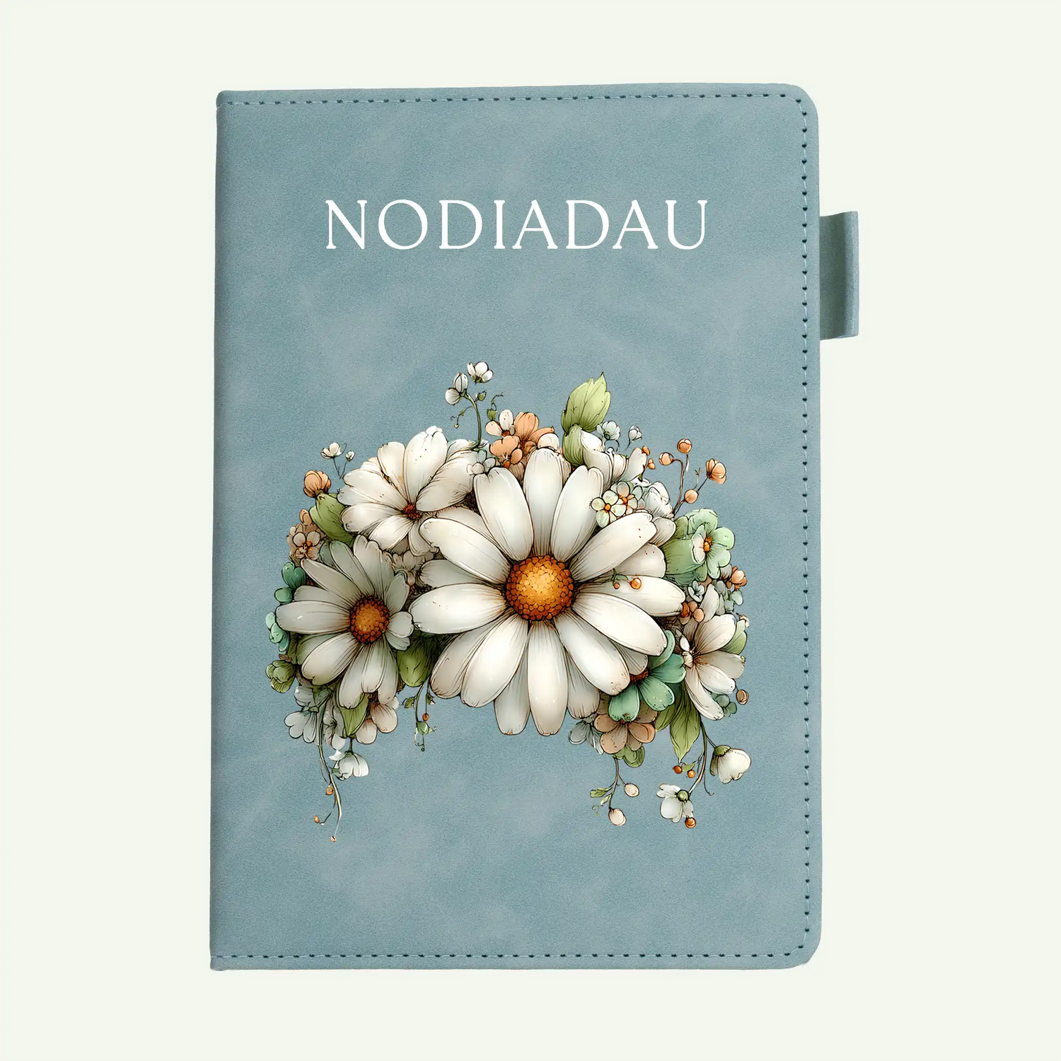 Nodiadau Daisy & Wildflower Crown A5 Notebook
