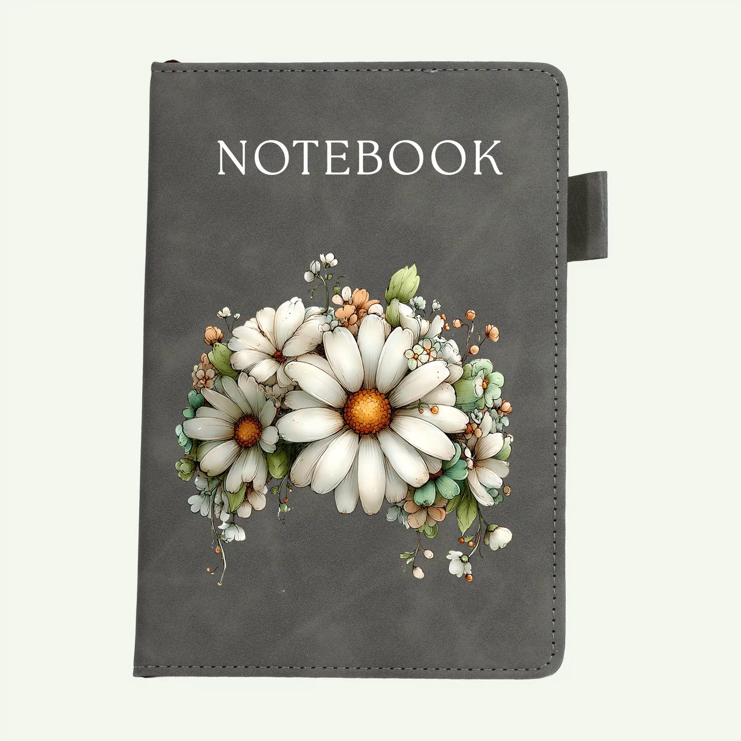 Daisy & Wildflower Crown A5 Lined Notebook