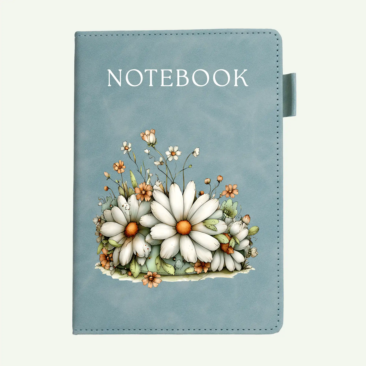 Daisy Flower Crown A5 Lined Notebook