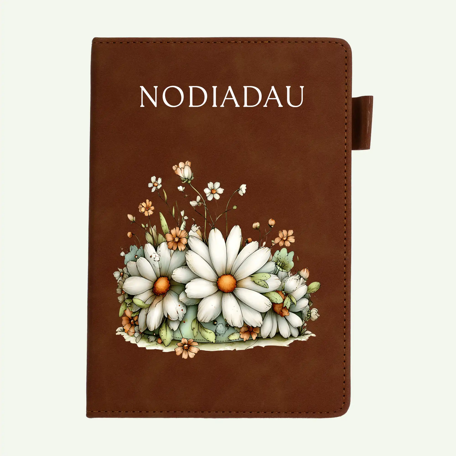 Nodiadau Daisy Flower Crown A5 Notebook
