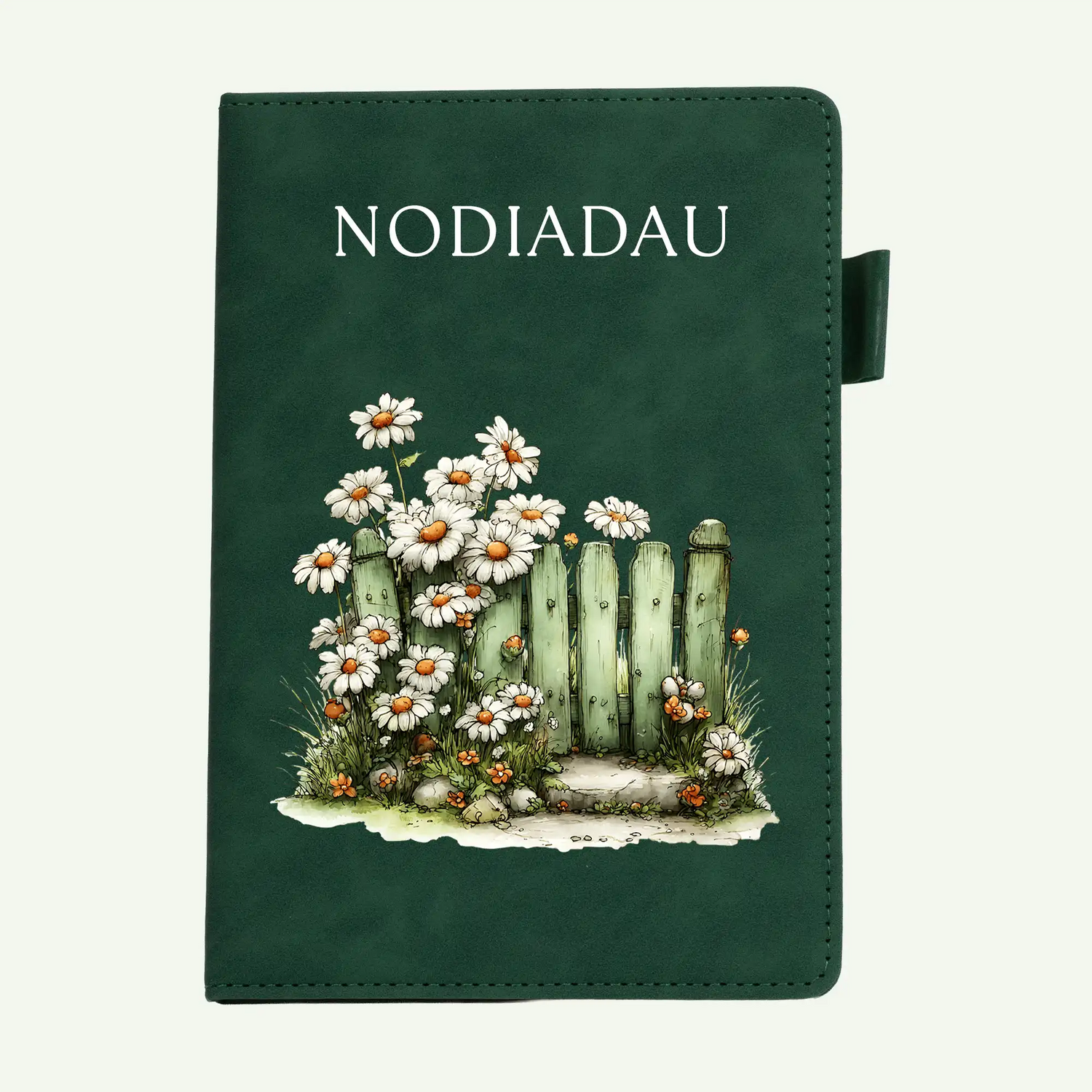 Nodiadau Daisy Garden Fence A5 Notebook