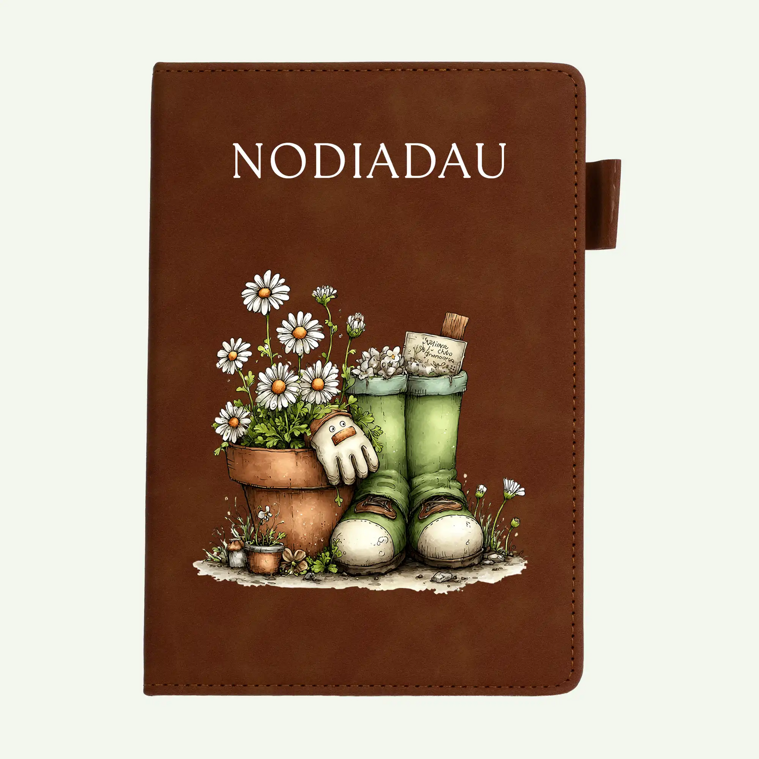 Nodiadau Daisy Gardener’s Boots A5 Notebook