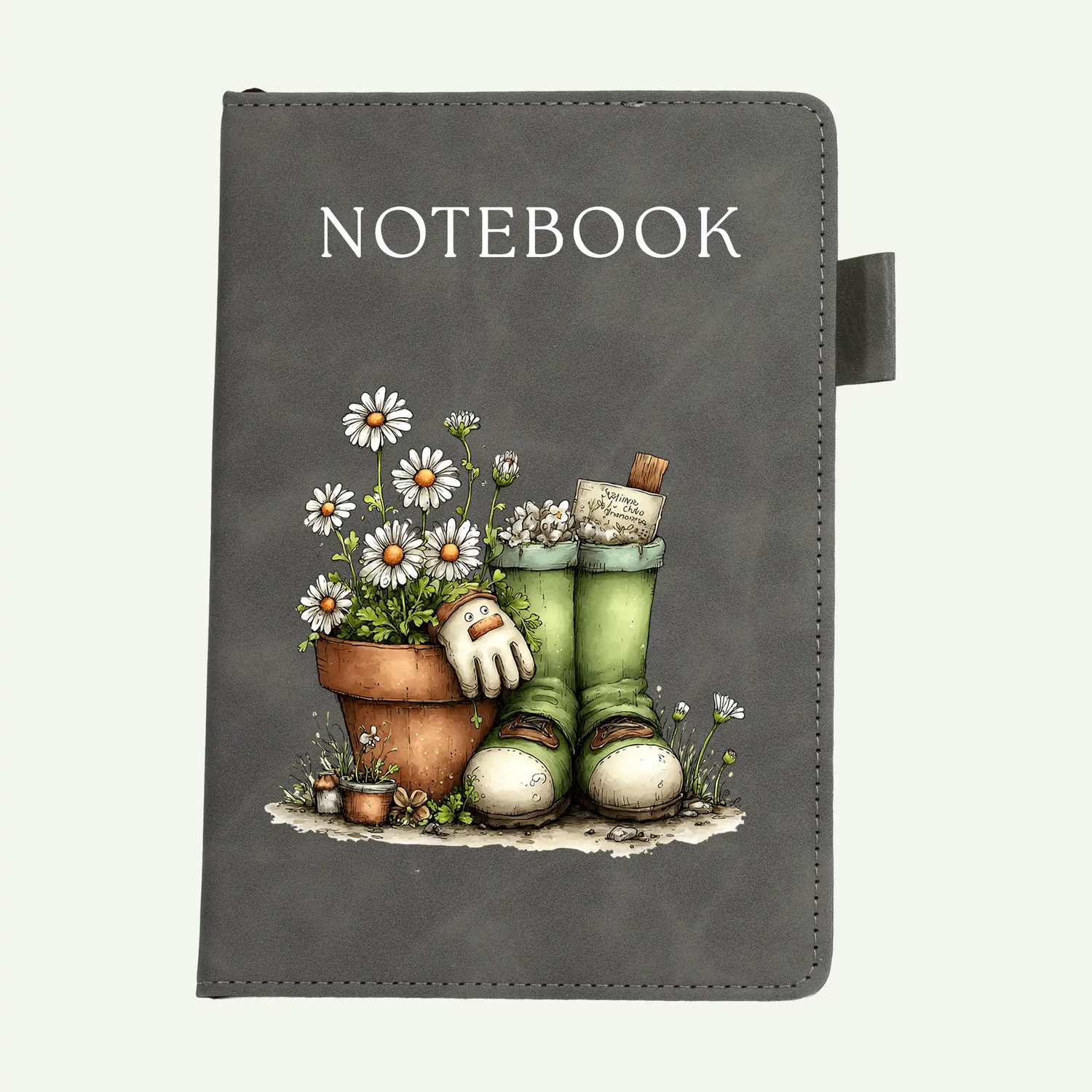 Daisy Gardener’s Boots A5 Lined Notebook
