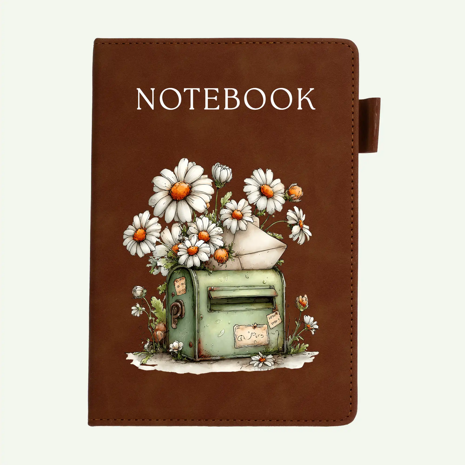 Daisy Cottage Postbox A5 Lined Notebook