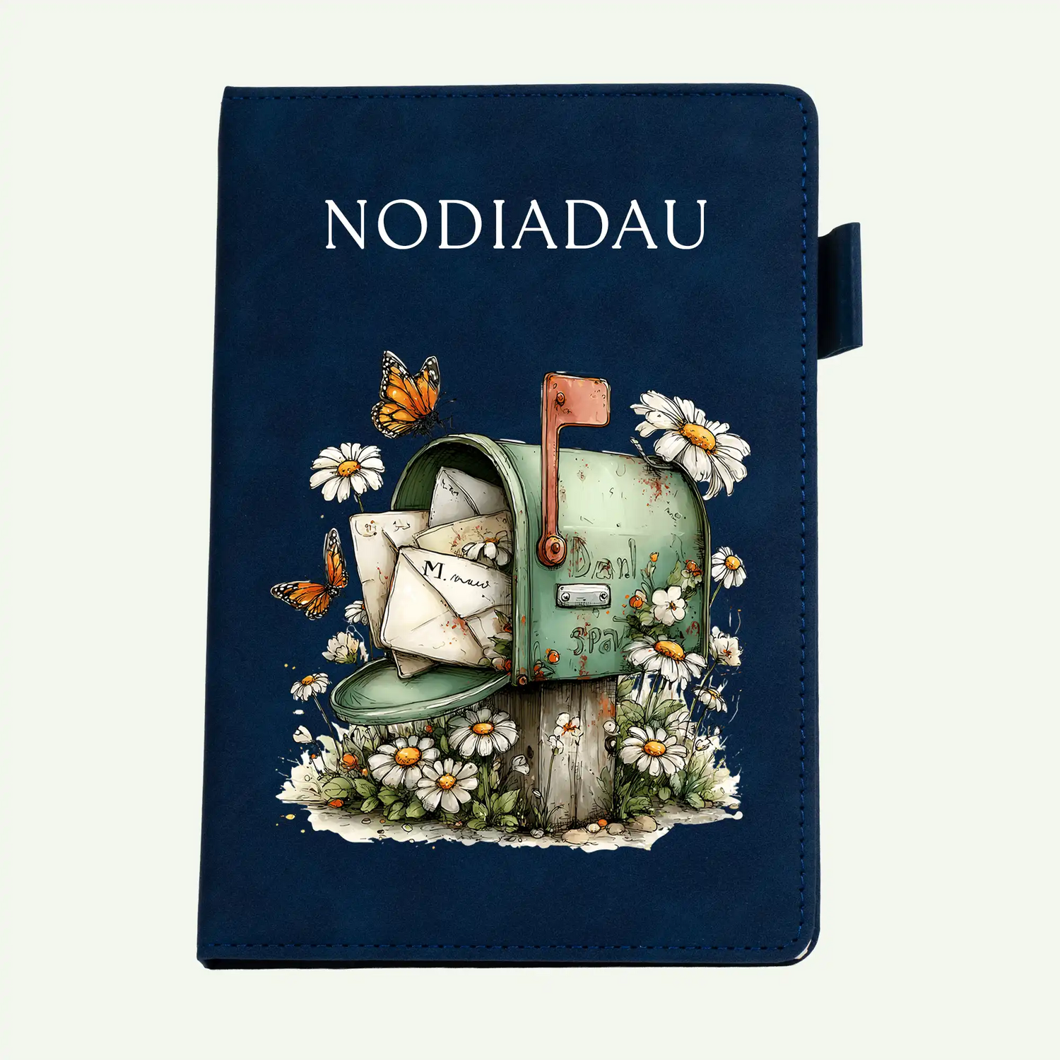 Nodiadau Daisy Cottage Mailbox A5 Welsh  Notebook