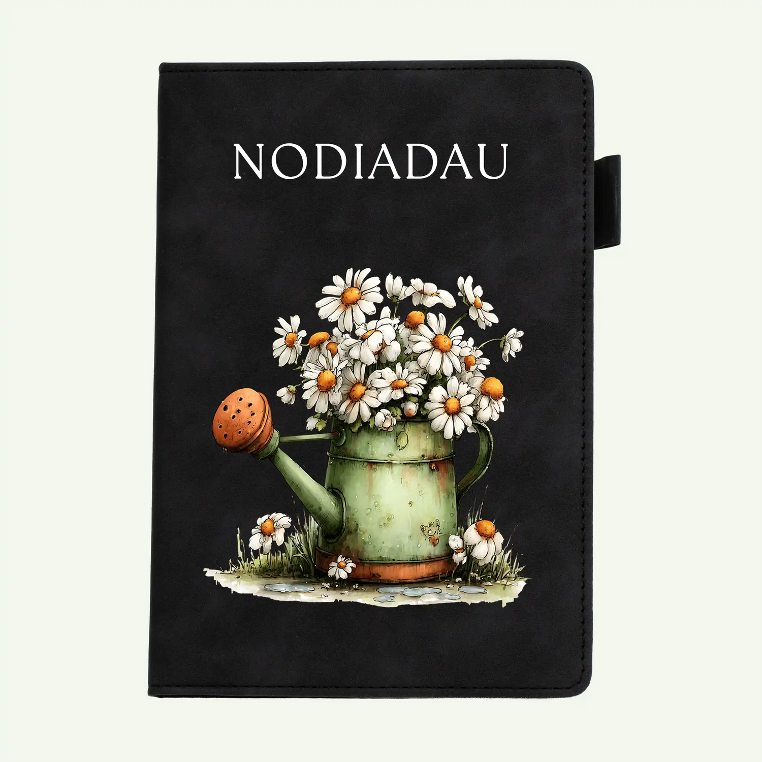 Nodiadau  Daisy Watering Can A5 Welsh Notebook