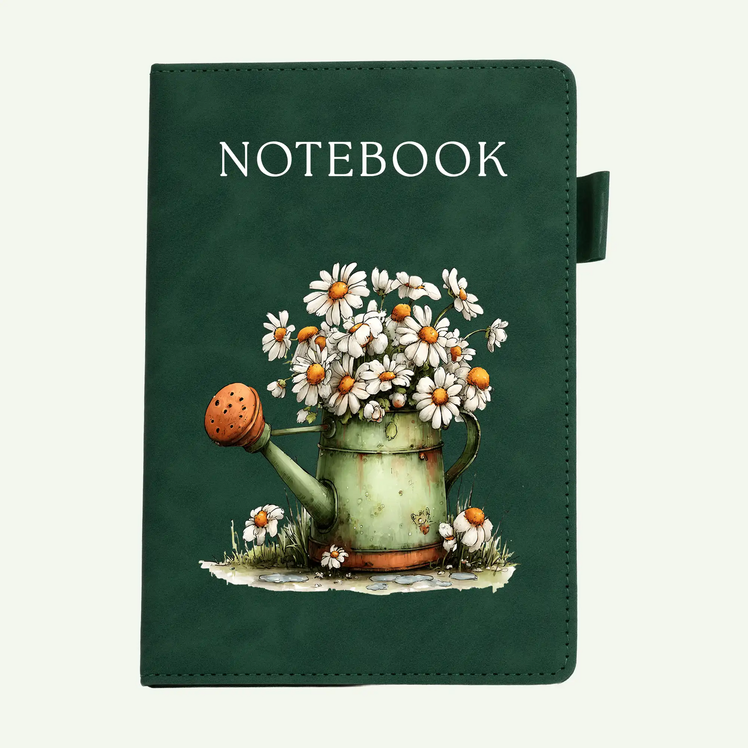 Daisy Watering Can A5 Lined Notebook