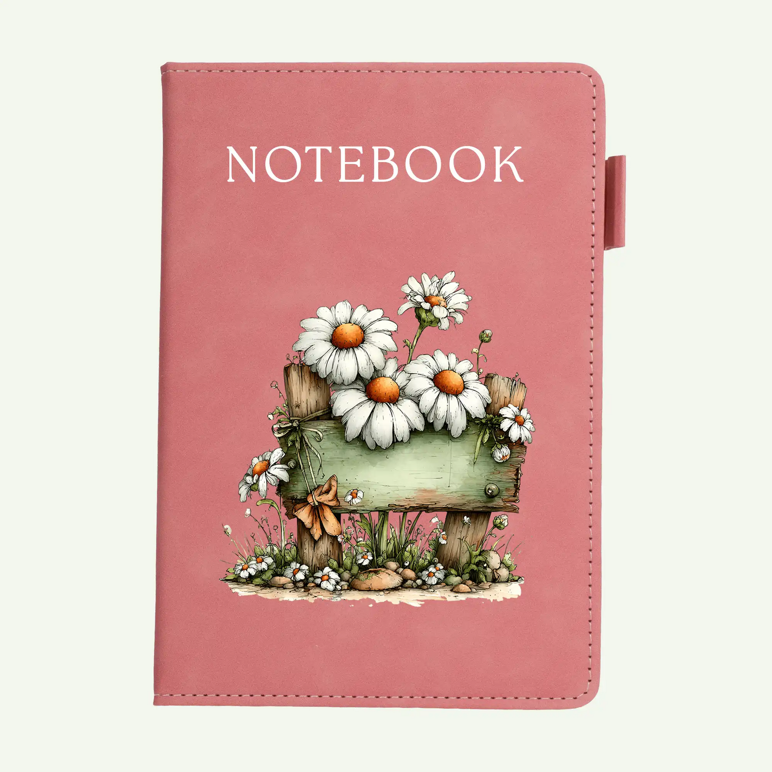 Daisy Garden Sign A5 Lined Notebook